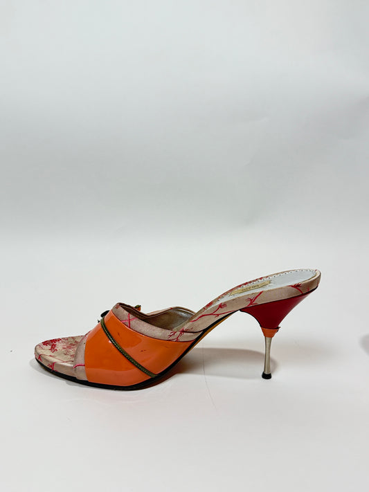 Vintage Prada Kimono Heels