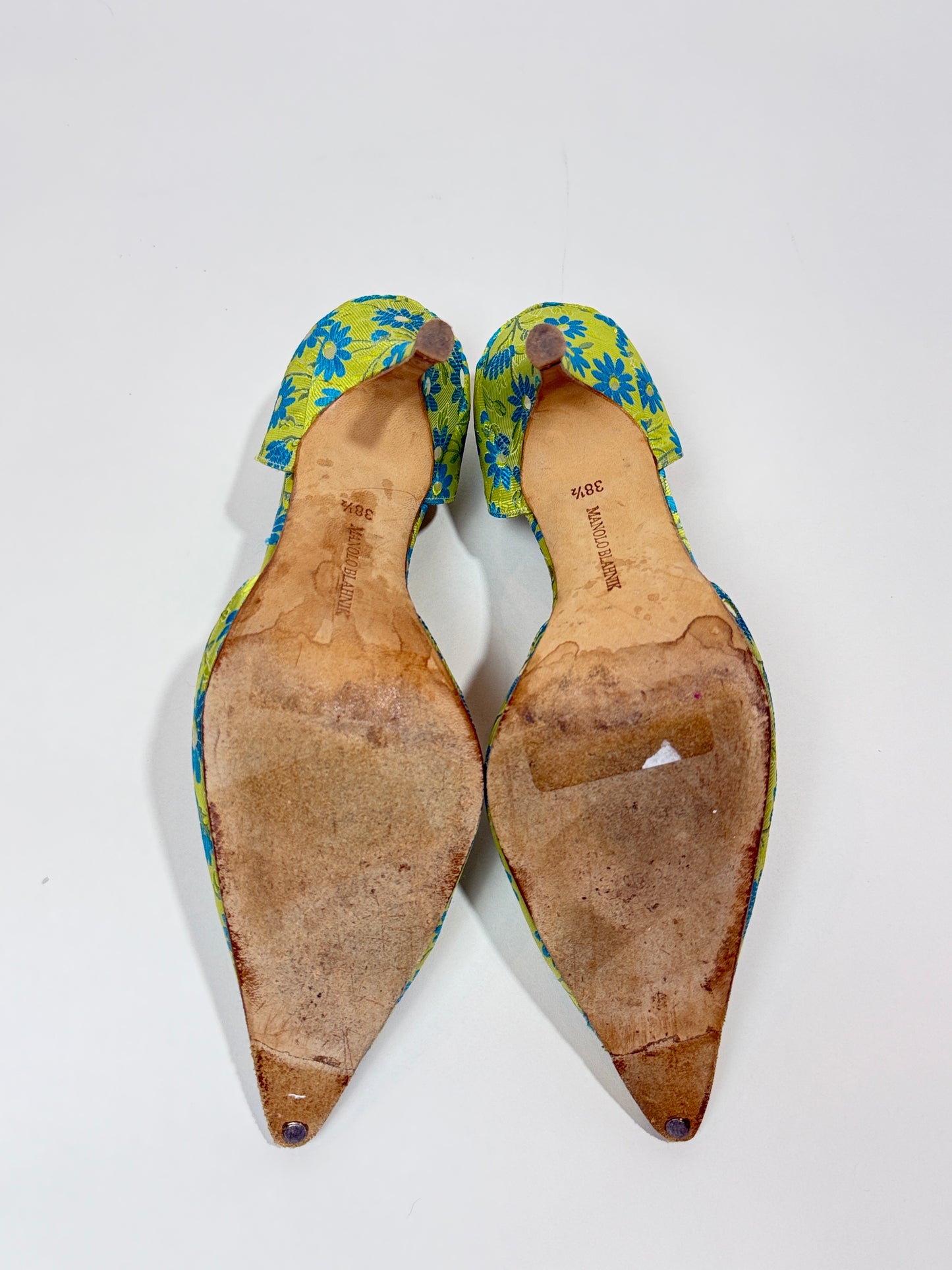 Vintage Brocade Manolo Blahnik Pumps