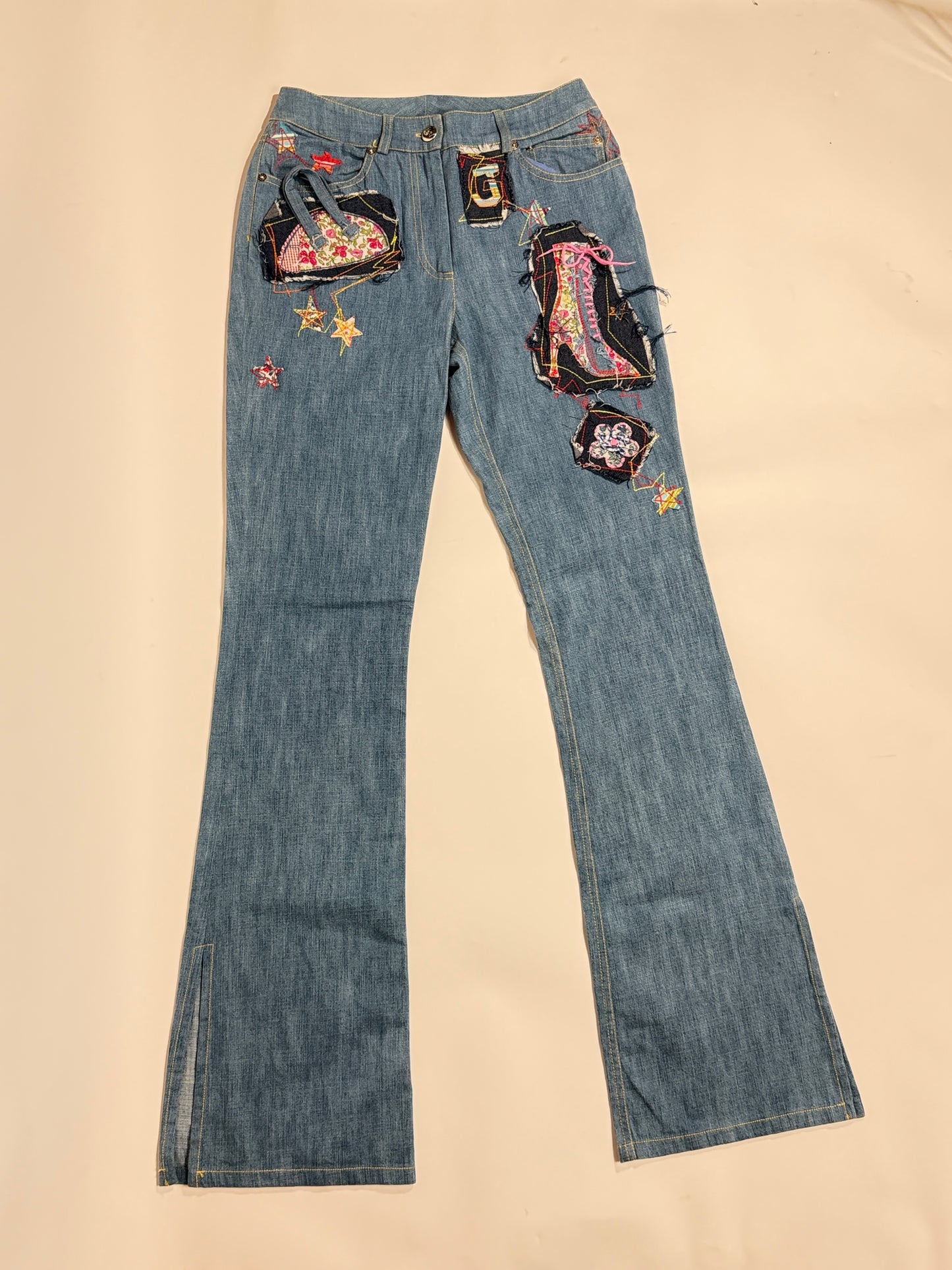 Vintage John Galliano Patchwork Jeans