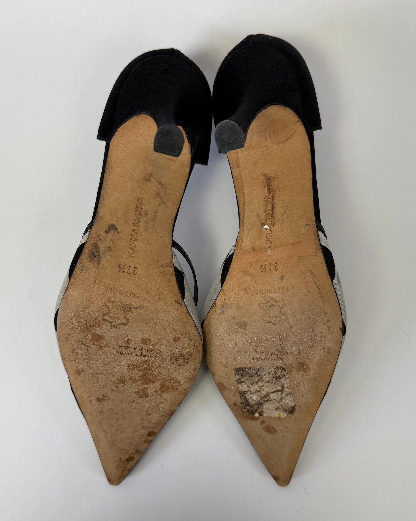 Vintage Argyle Manolo Blahnik Heels