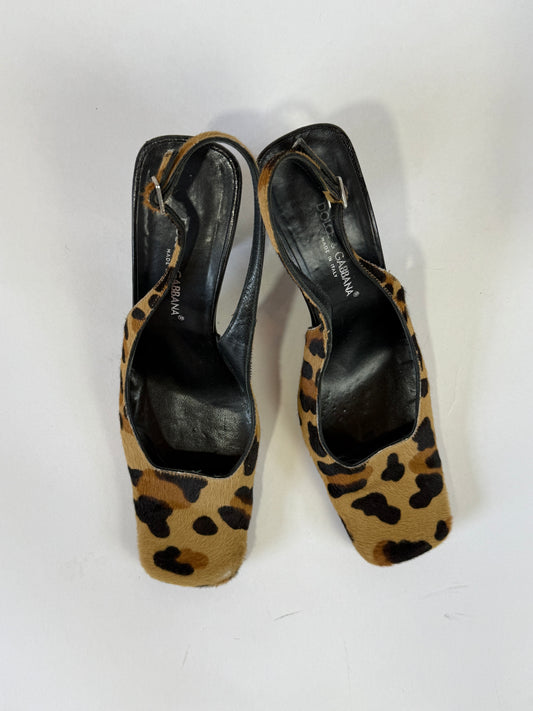 Vintage Dolce & Gabbana Leopard Heels