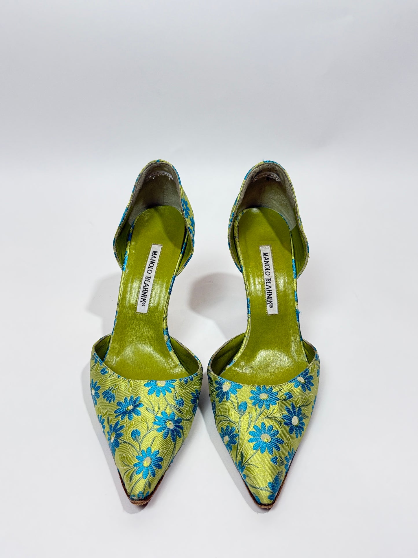 Vintage Brocade Manolo Blahnik Pumps