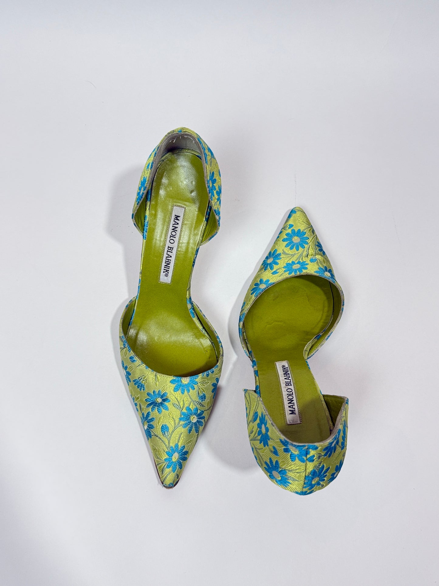 Vintage Brocade Manolo Blahnik Pumps