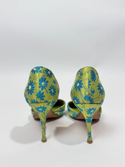 Vintage Brocade Manolo Blahnik Pumps