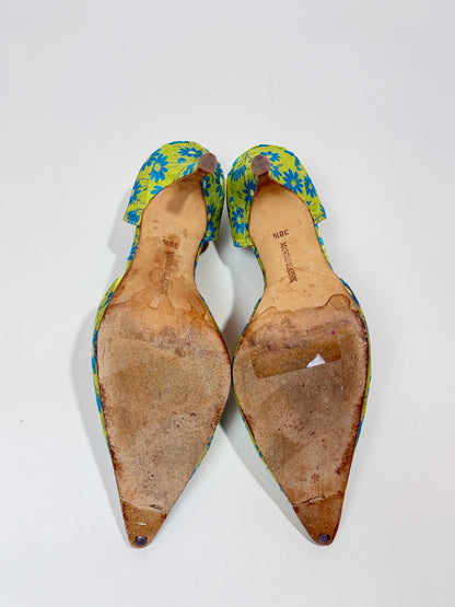 Vintage Brocade Manolo Blahnik Pumps