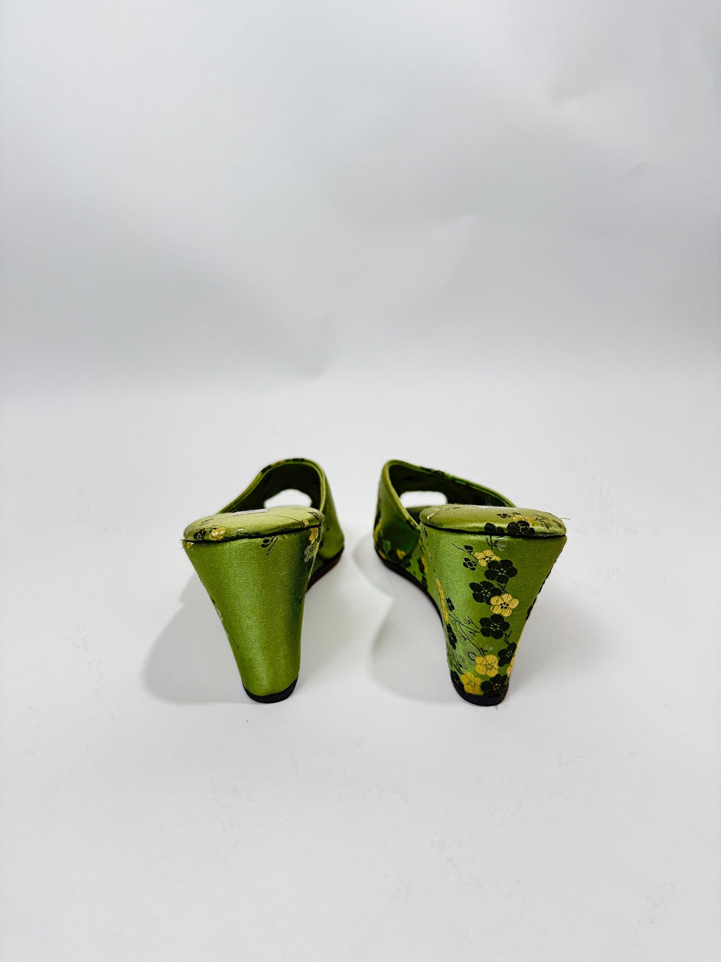 Vintage Silk Brocade Wedges