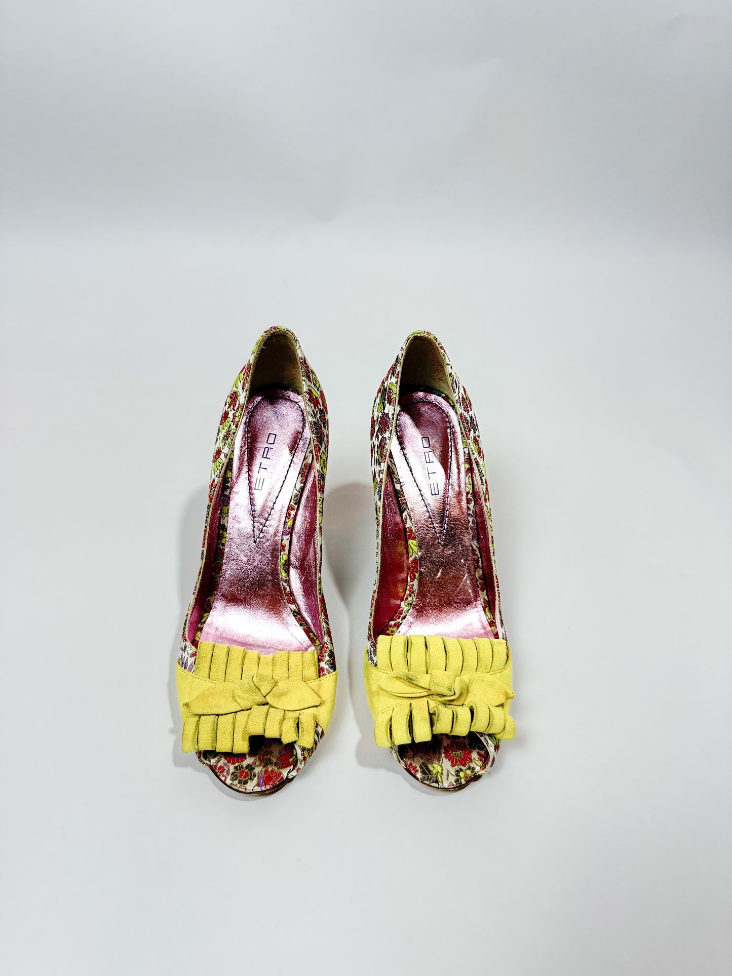 Vintage Etro Brocade Heels