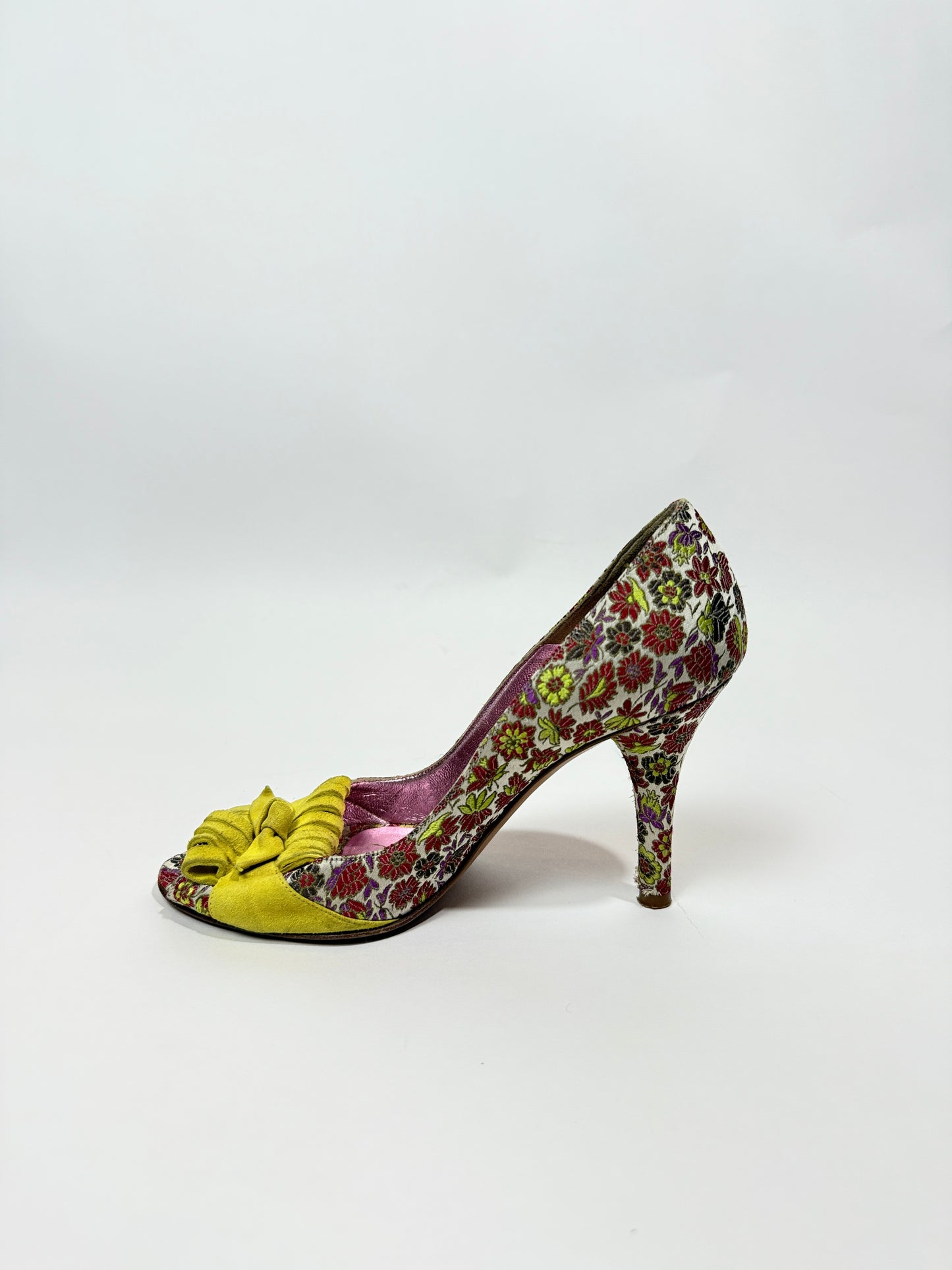 Vintage Etro Brocade Heels