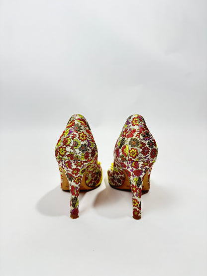 Vintage Etro Brocade Heels