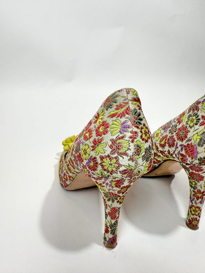 Vintage Etro Brocade Heels