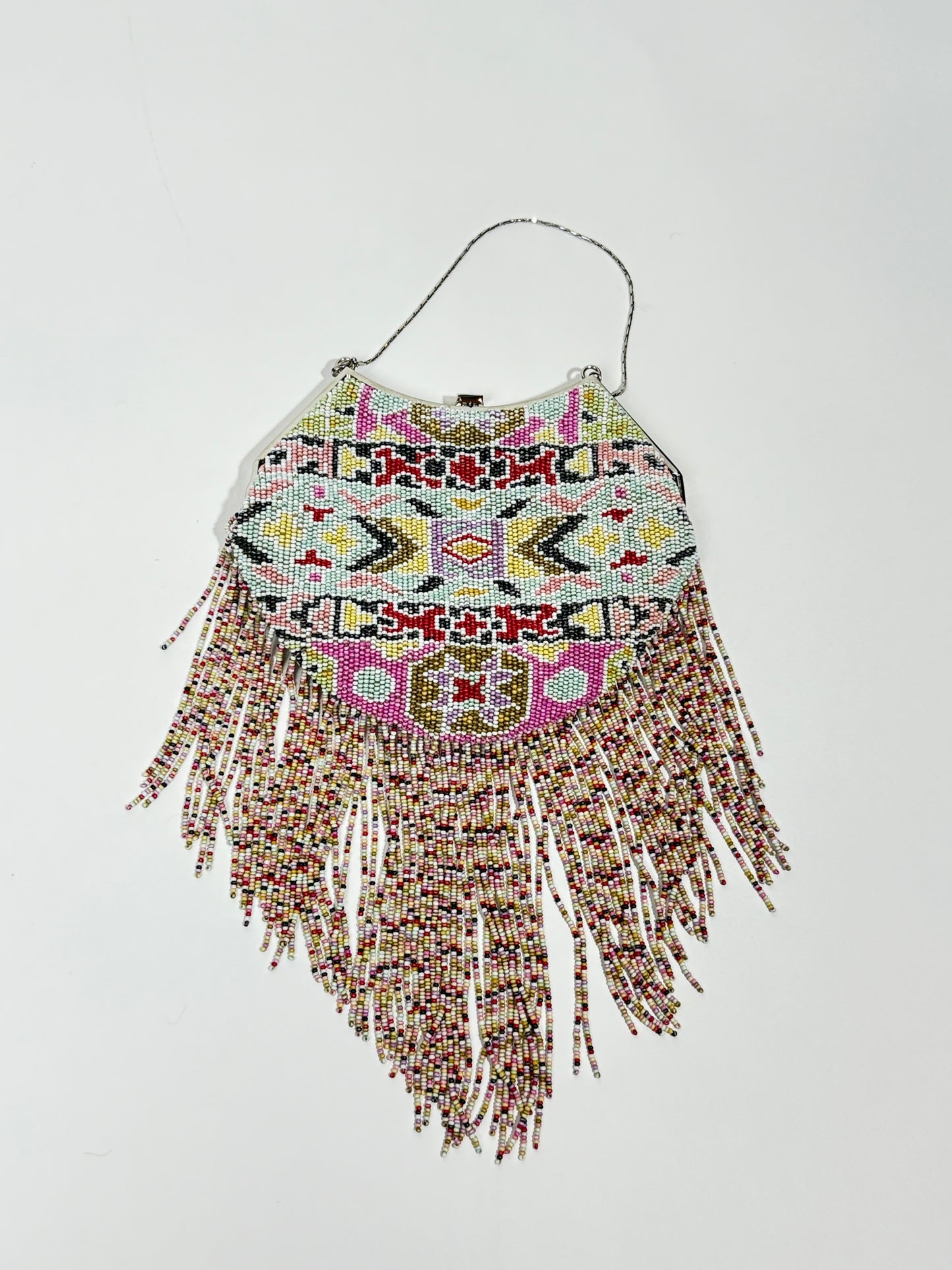 Vintage Badgley Mischka Beaded Fringe Bag