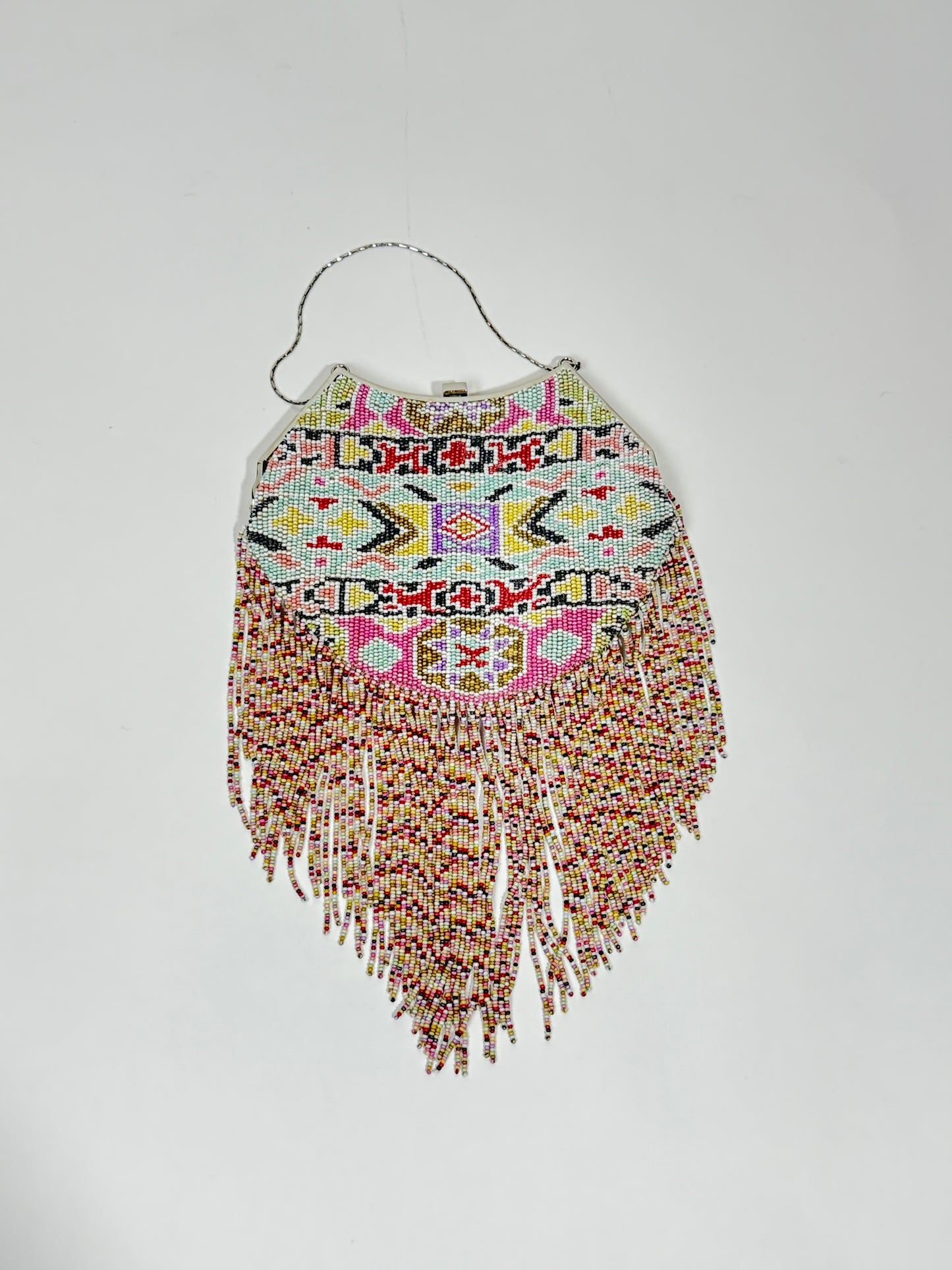 Vintage Badgley Mischka Beaded Fringe Bag