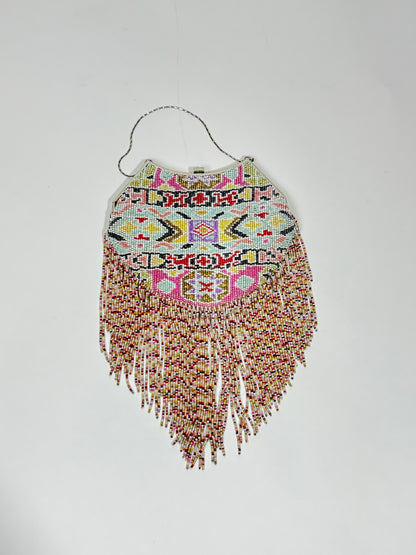 Vintage Badgley Mischka Beaded Fringe Bag