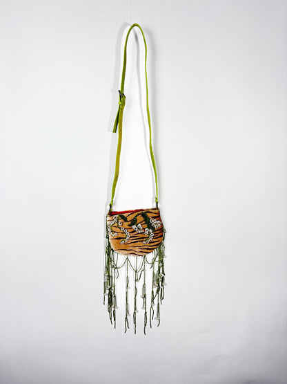 SS 2000 Valentino Beaded Fringe Bag