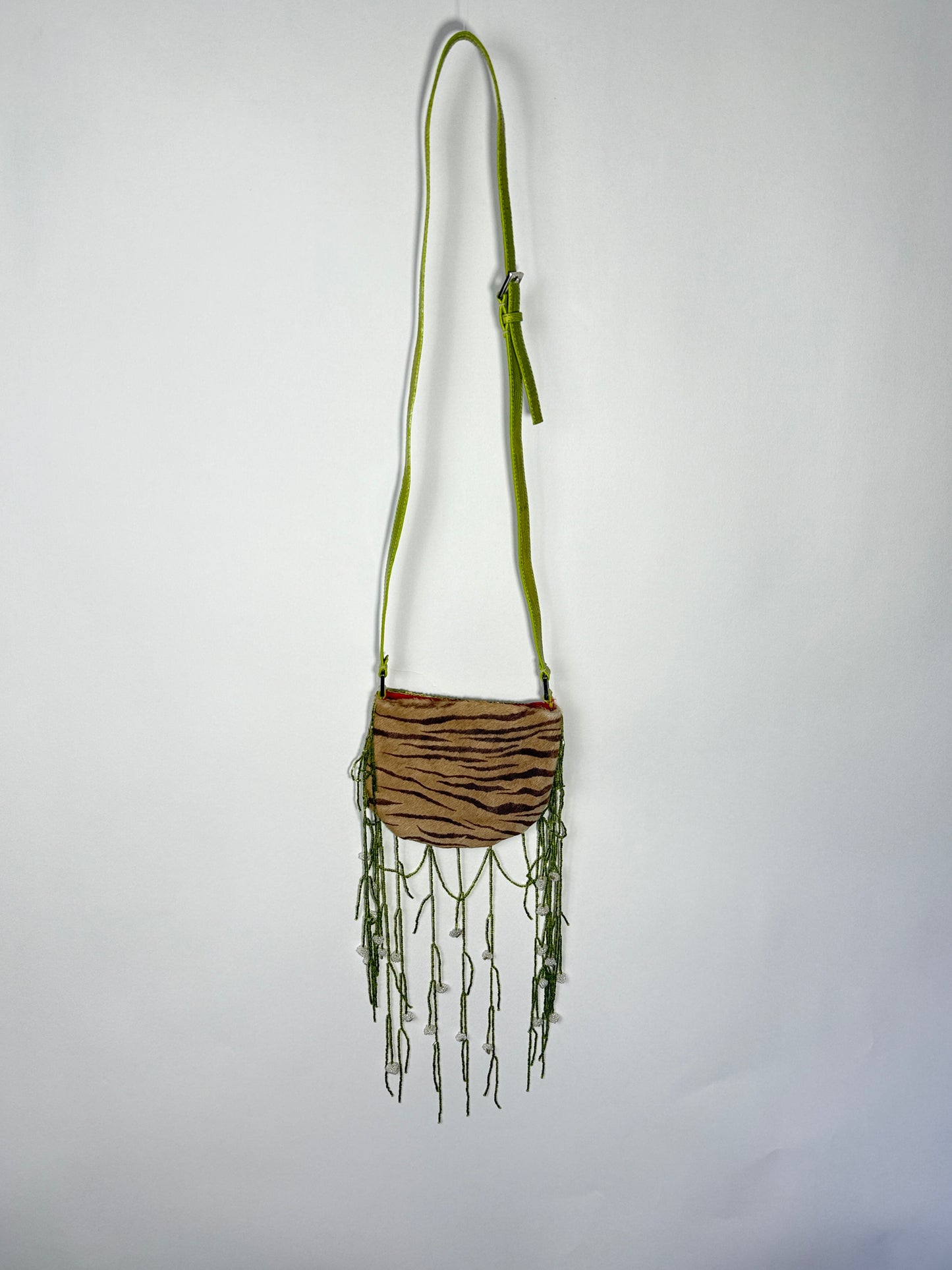 SS 2000 Valentino Beaded Fringe Bag