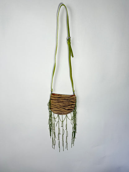 SS 2000 Valentino Beaded Fringe Bag