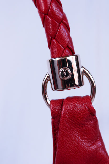Yves Saint Laurent Red Tassel Hobo Bag