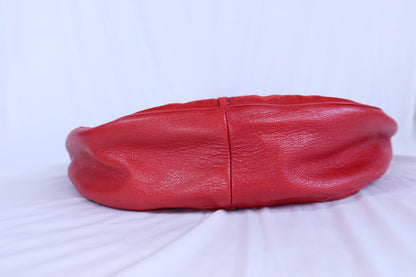 Yves Saint Laurent Red Tassel Hobo Bag