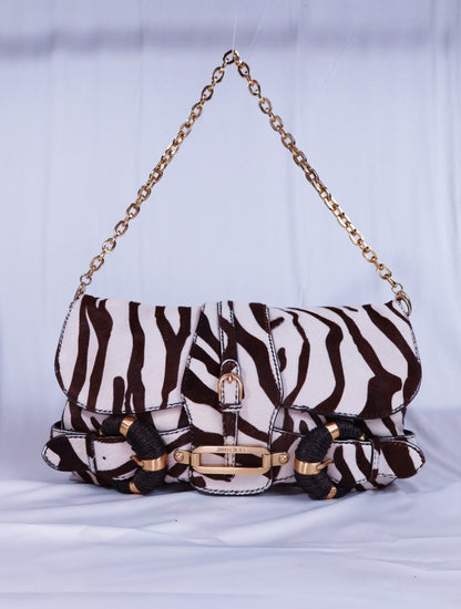 Zebra Calf Hair Jimmy Choo Bag
