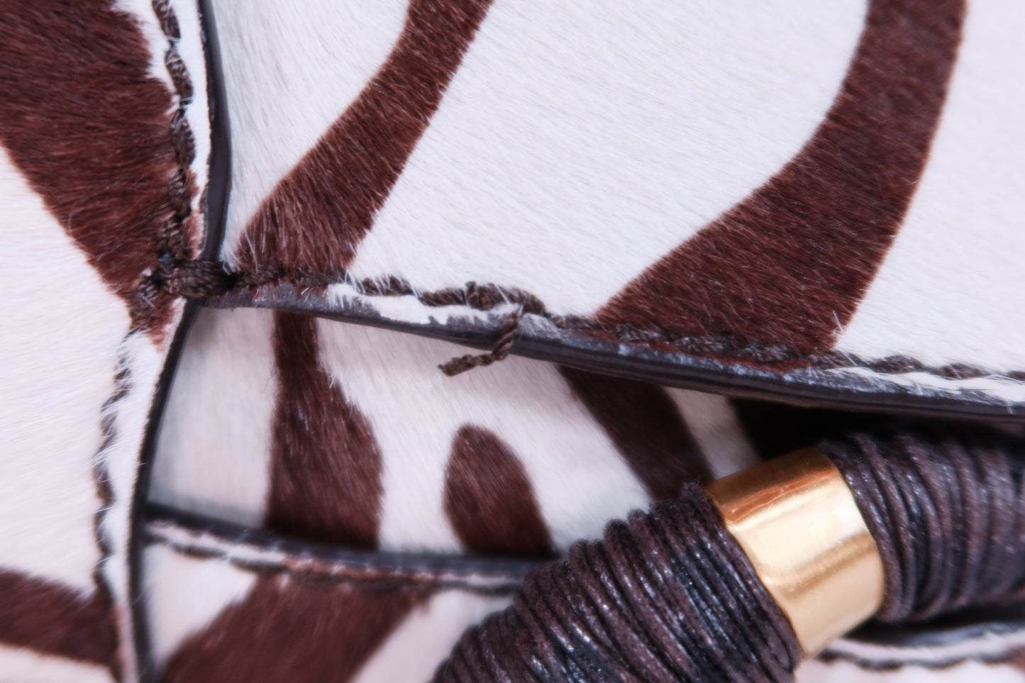 Zebra Calf Hair Jimmy Choo Bag