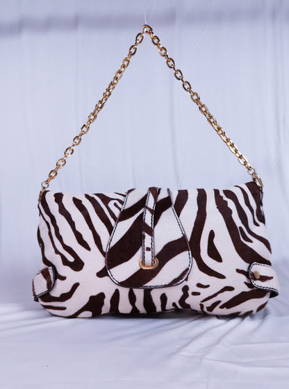 Zebra Calf Hair Jimmy Choo Bag