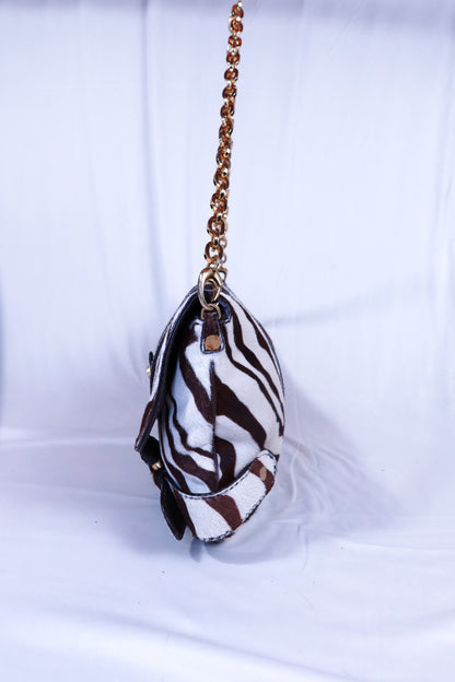 Zebra Calf Hair Jimmy Choo Bag