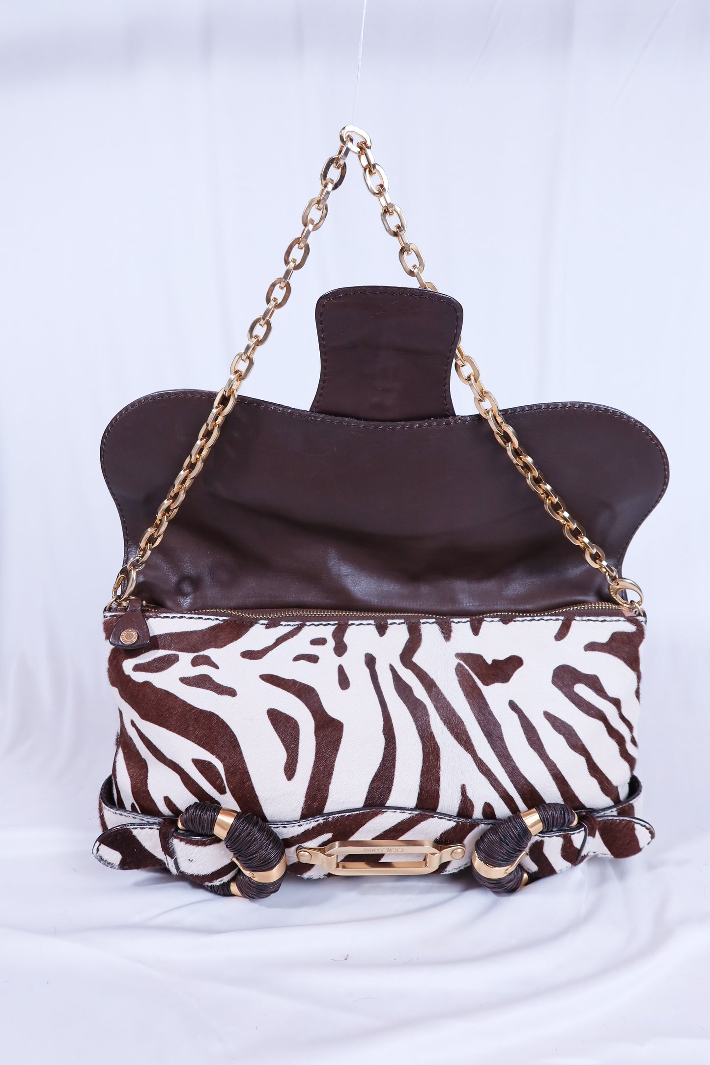 Zebra Calf Hair Jimmy Choo Bag