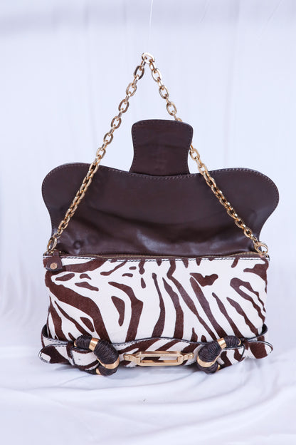 Zebra Calf Hair Jimmy Choo Bag