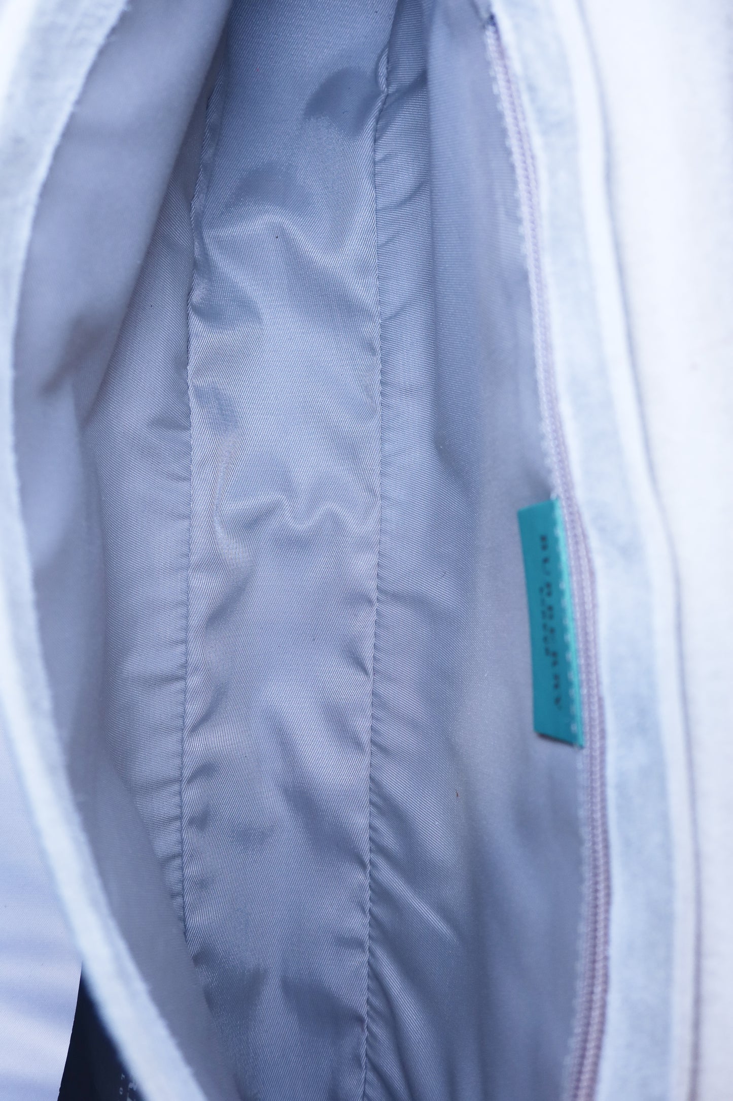 Beige & Green Suede Vintage Burberry Shoulder Bag