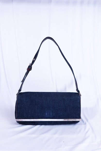 Vintage Denim Fendi Baguette