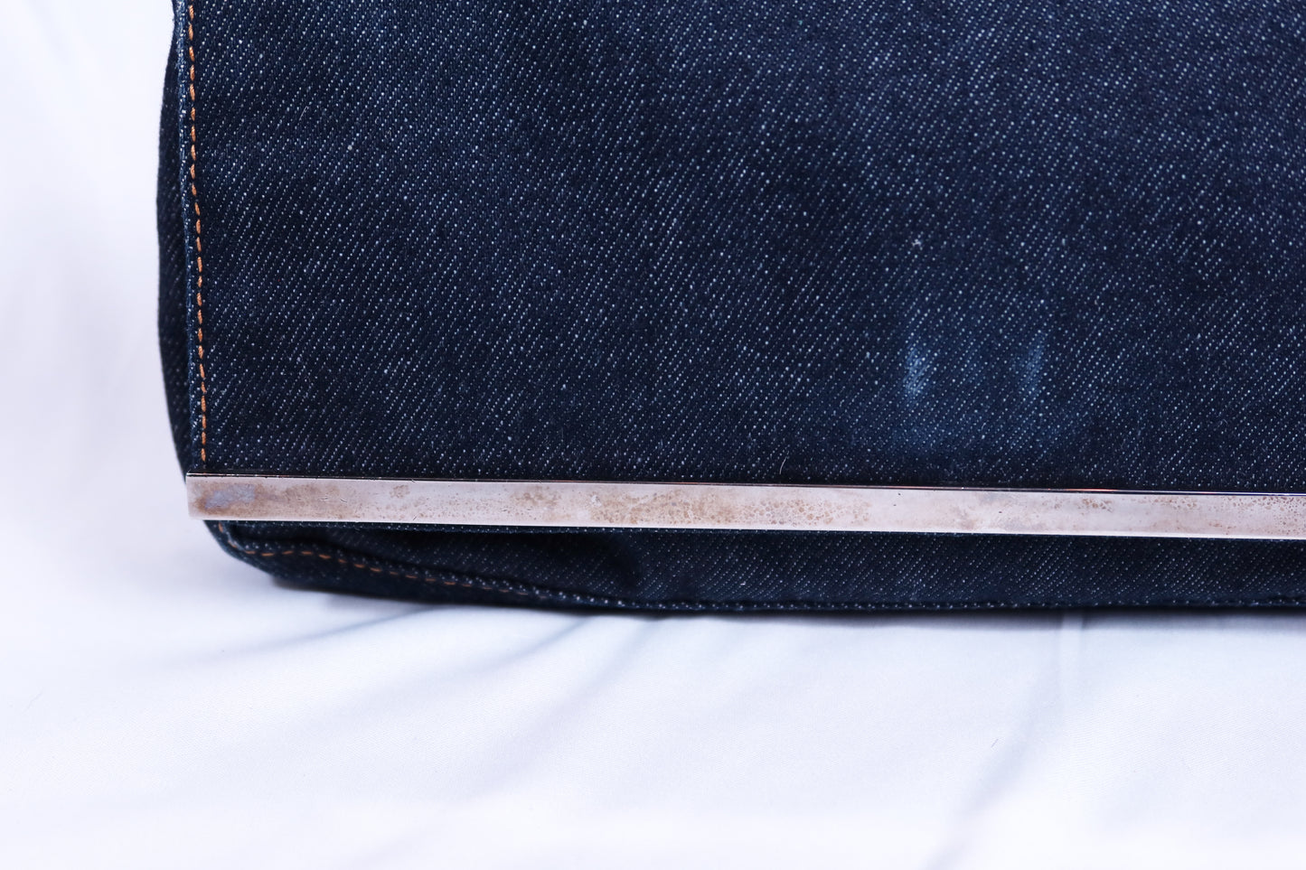 Vintage Denim Fendi Baguette