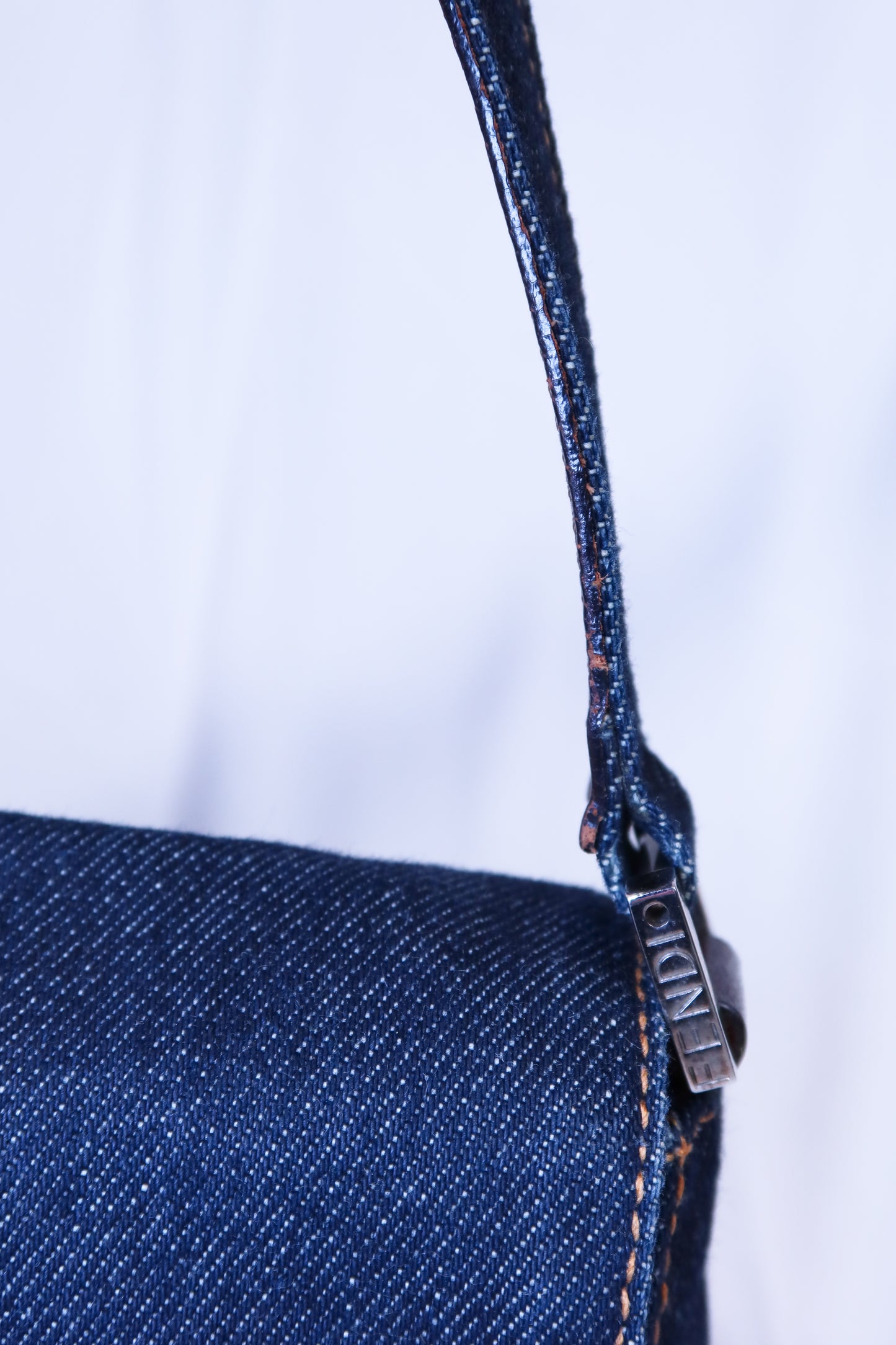 Vintage Denim Fendi Baguette