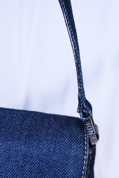 Vintage Denim Fendi Baguette