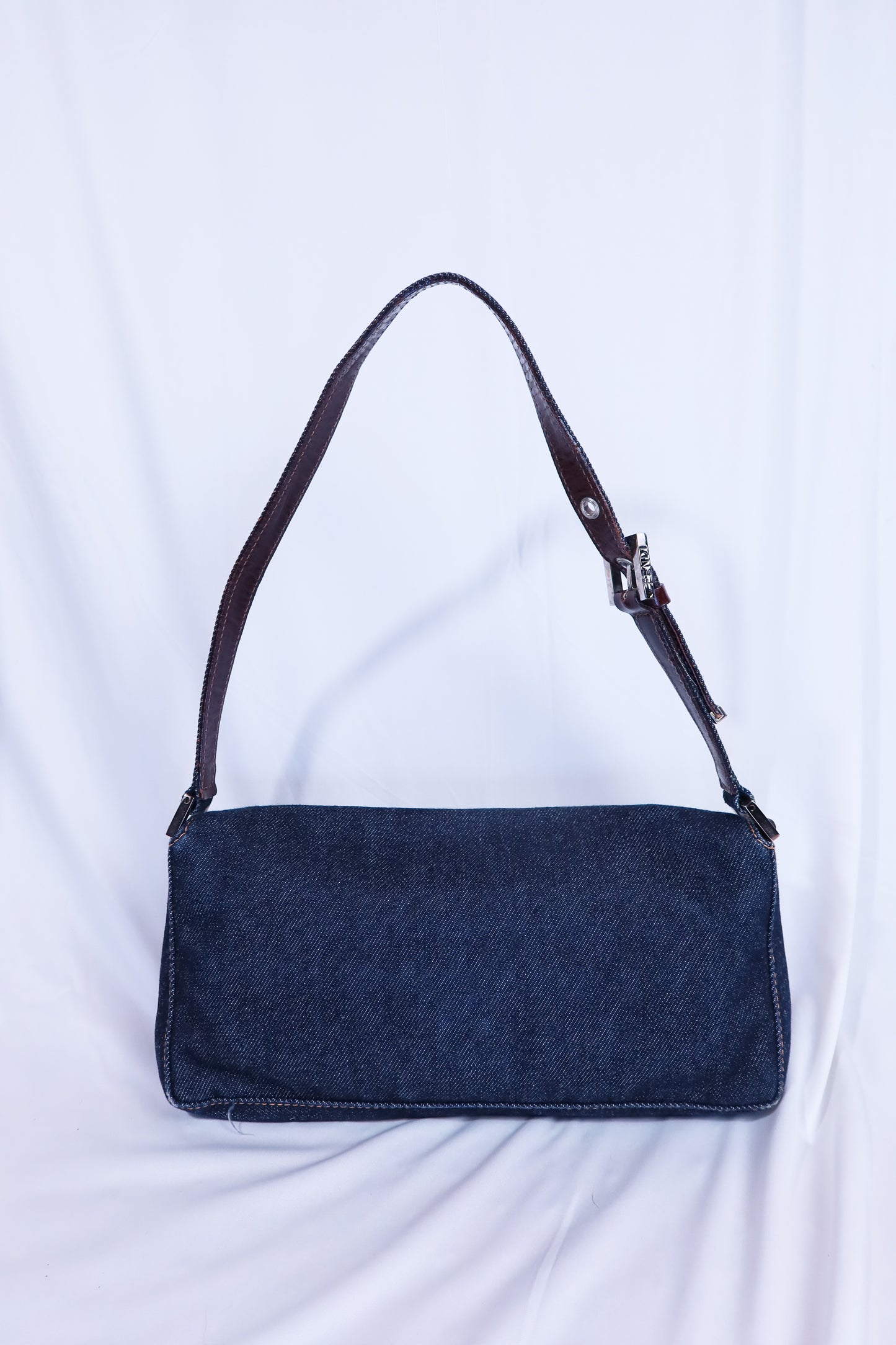 Vintage Denim Fendi Baguette