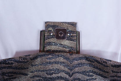 Metallic Animal Print Mini Fendi Baguette