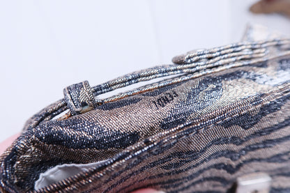 Metallic Animal Print Mini Fendi Baguette