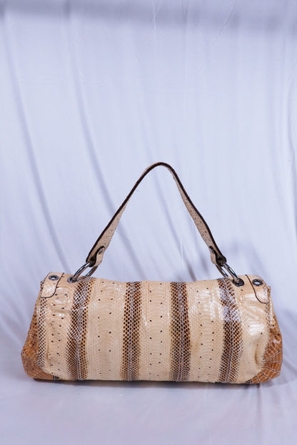Vintage Dolce & Gabbana Snakeskin Shoulder Bag