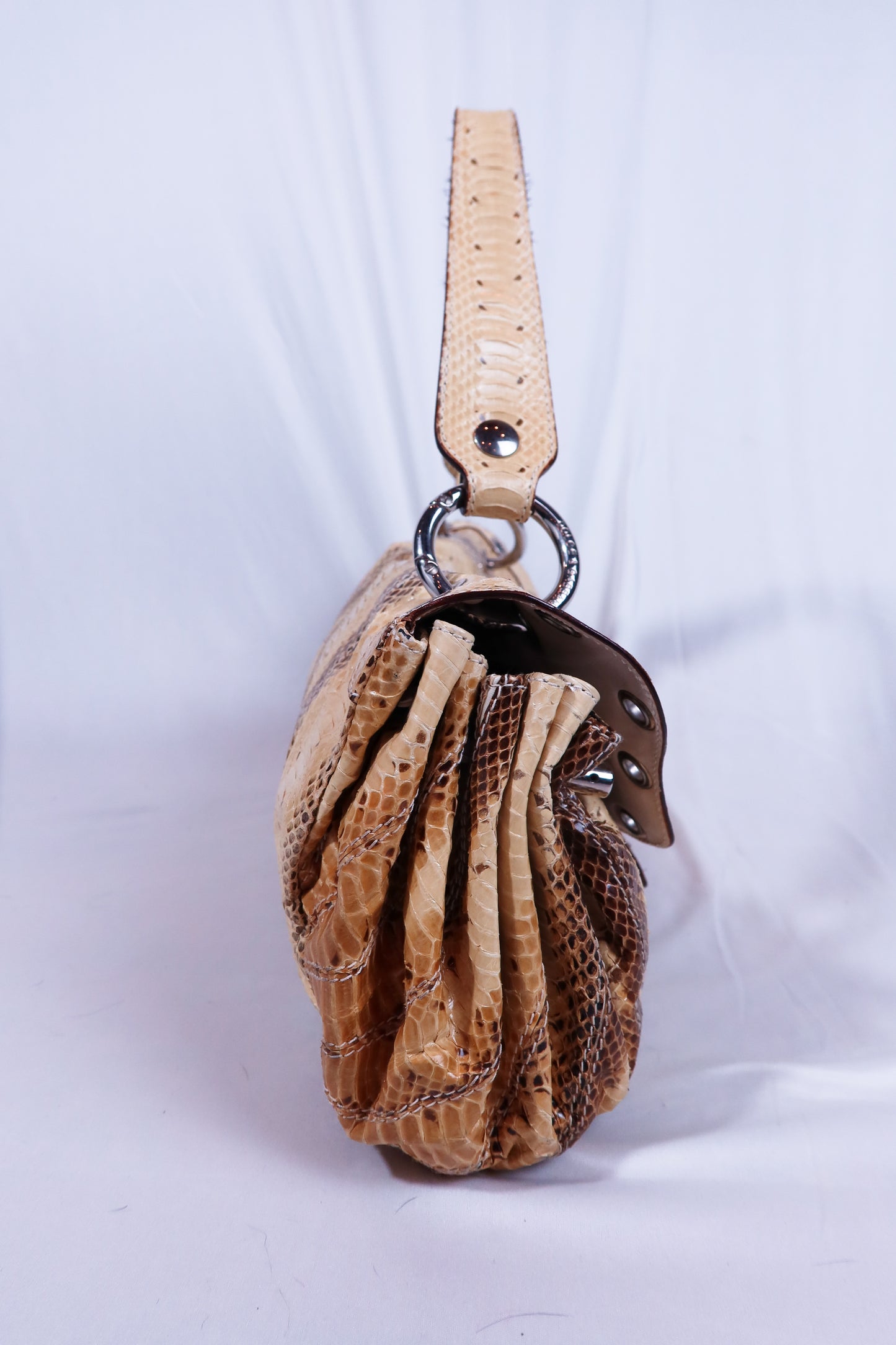 Vintage Dolce & Gabbana Snakeskin Shoulder Bag