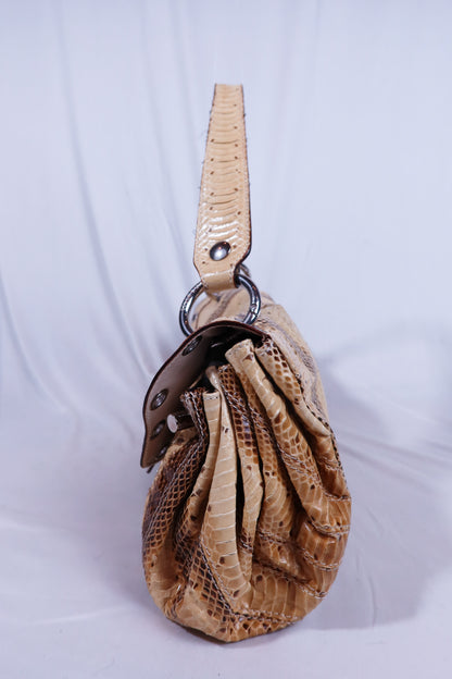 Vintage Dolce & Gabbana Snakeskin Shoulder Bag