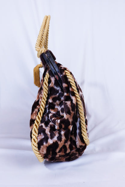 Velvet Leopard Dolce & Gabbana Large Clutch