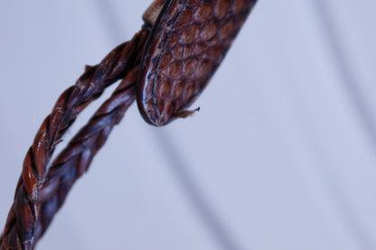Vintage Brown Fur & Crocodile Dior Hobo