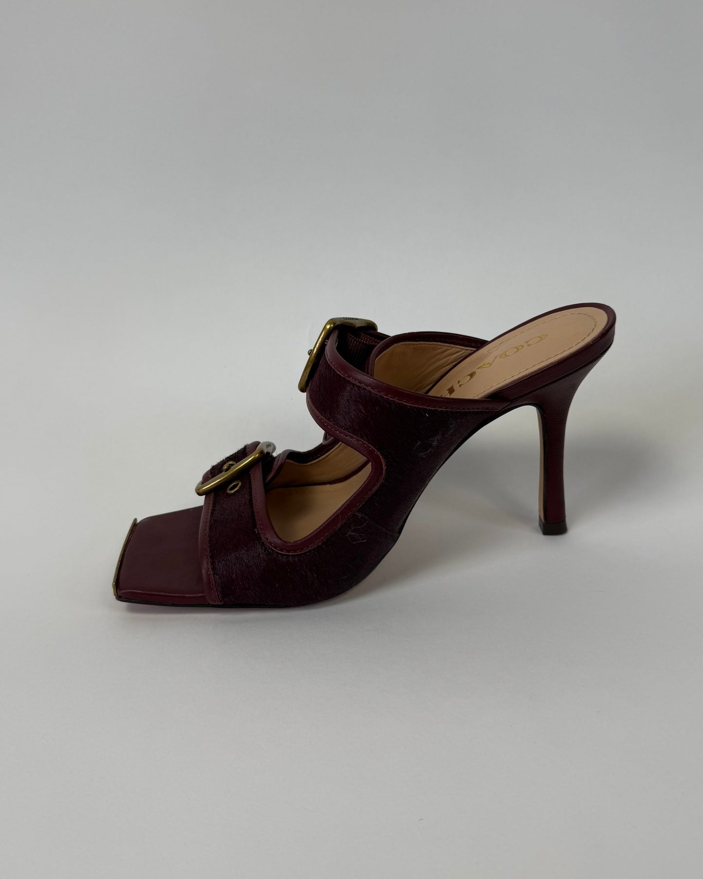 Pony Hair Coach Kyle Sandals