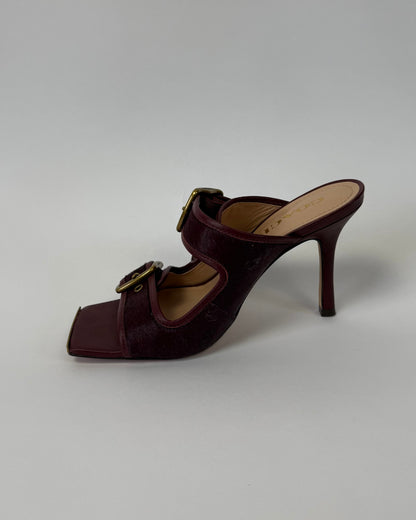 Pony Hair Coach Kyle Sandals