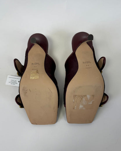 Pony Hair Coach Kyle Sandals
