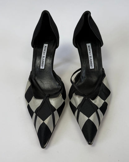 Vintage Argyle Manolo Blahnik Heels