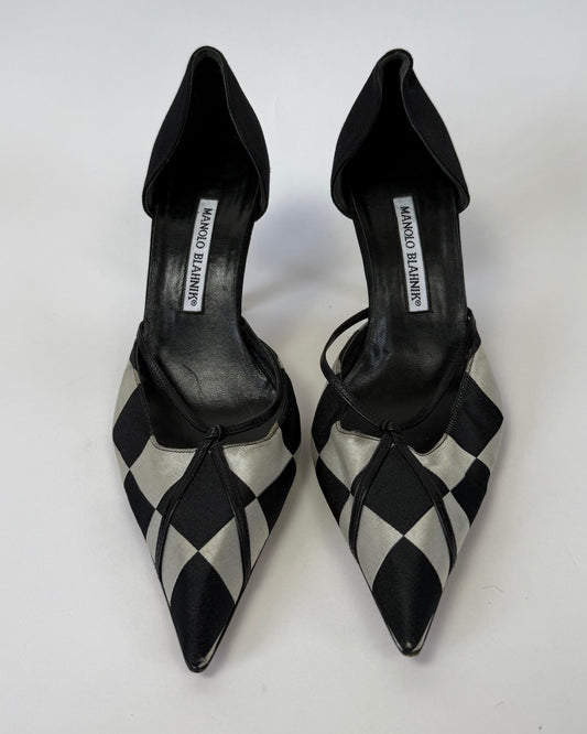 Vintage Argyle Manolo Blahnik Heels
