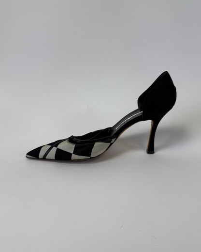 Vintage Argyle Manolo Blahnik Heels