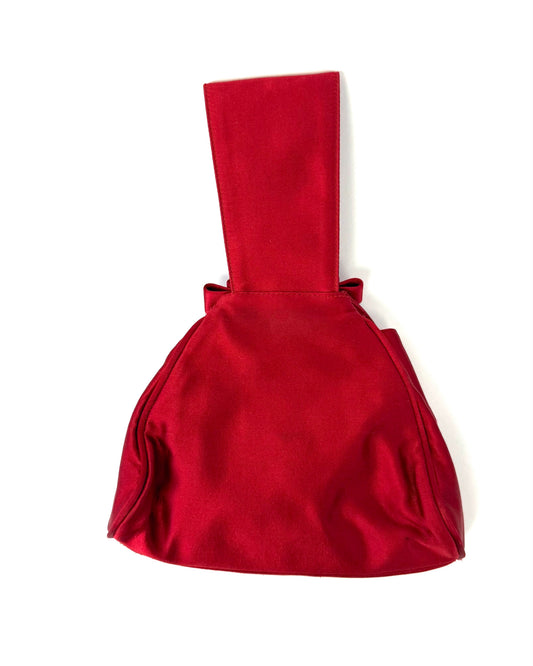 Vintage Red Prada Evening Bag