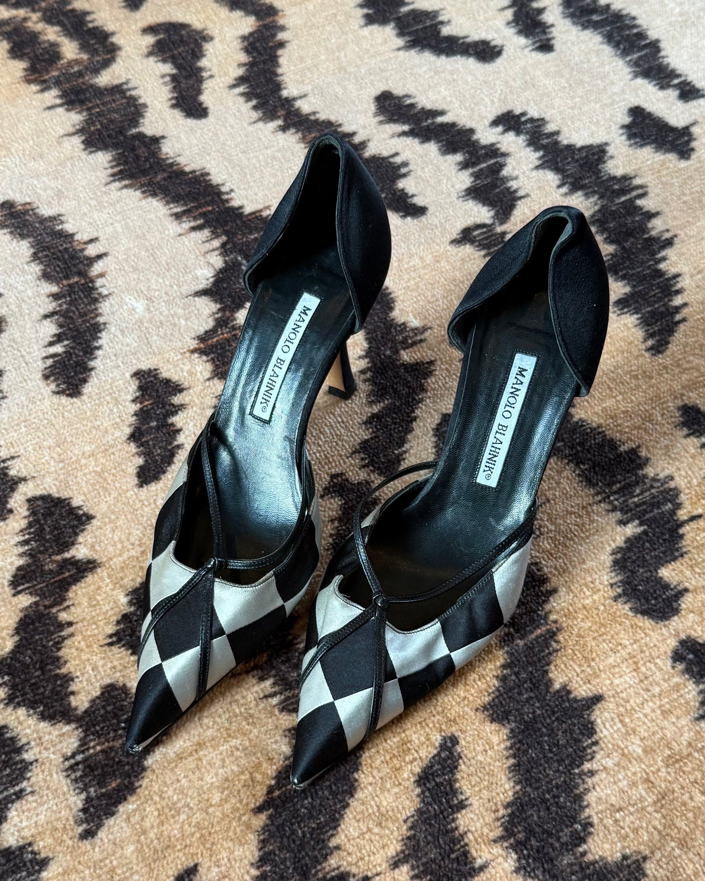 Vintage Argyle Manolo Blahnik Heels