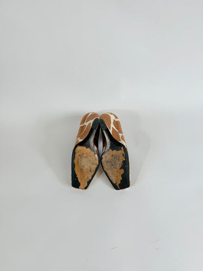Vintage Sergio Rossi Giraffe Wedges